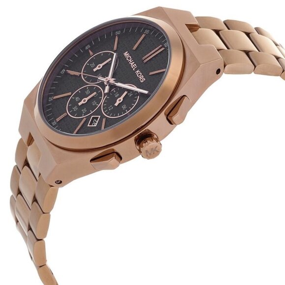 NWT Michael Kors Fashion Men's Quartz Steel Authentic Watch - Picture 2 of 3